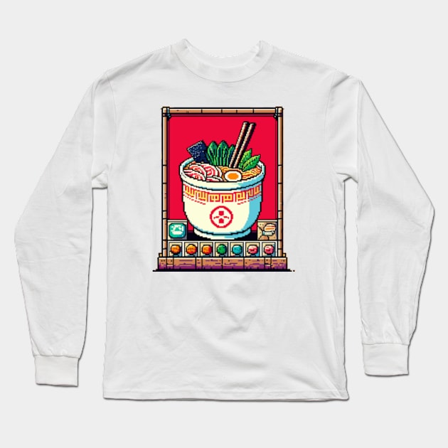 Ramen Ramen Ramen Long Sleeve T-Shirt by demrazart